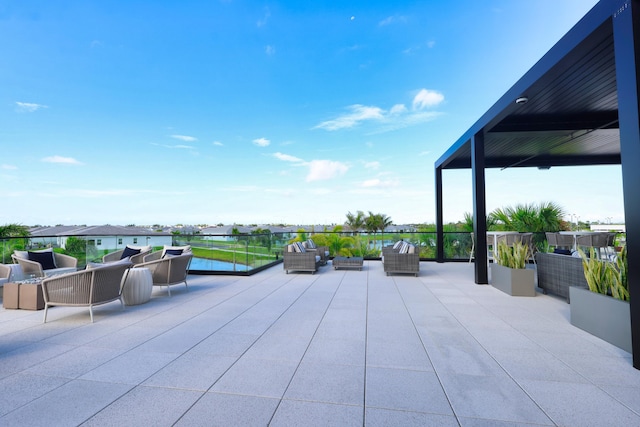 11687 SW Viridian Blvd, Port Saint Lucie, FL 34987 - view of patio featuring an outdoor hangout area