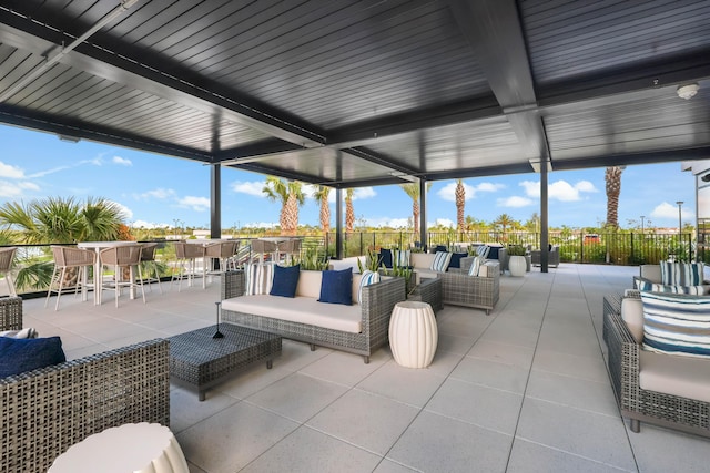 11687 SW Viridian Blvd, Port Saint Lucie, FL 34987 - view of patio featuring outdoor lounge area