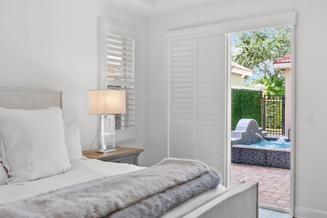 12025 Aviles Cir, Palm Beach Gardens, FL 33418 - bedroom with access to exterior