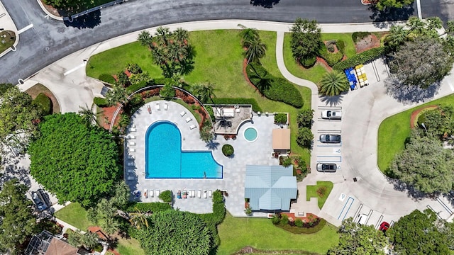 4604 Roxbury Ct, Boynton Beach, FL 33436 - aerial view of a pool area