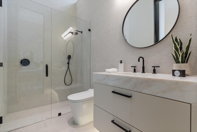 2265 NE 30th Ct, Lighthouse Point, FL 33064 - full bath with vanity and a shower stall