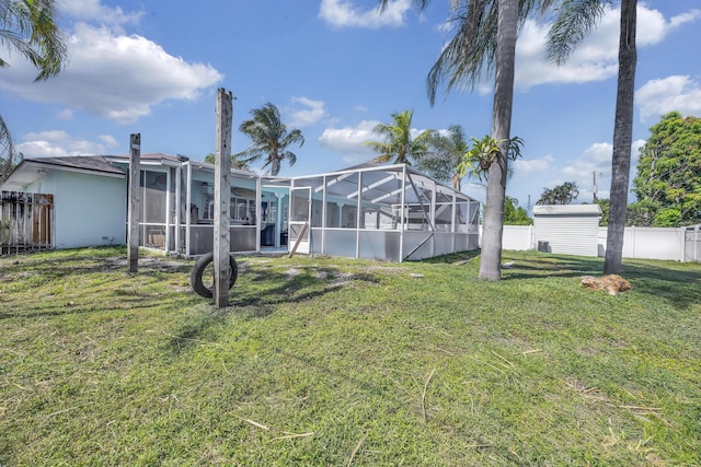 356 SW Grimaldo Ter, Port Saint Lucie, FL 34984 - back of house with glass enclosure