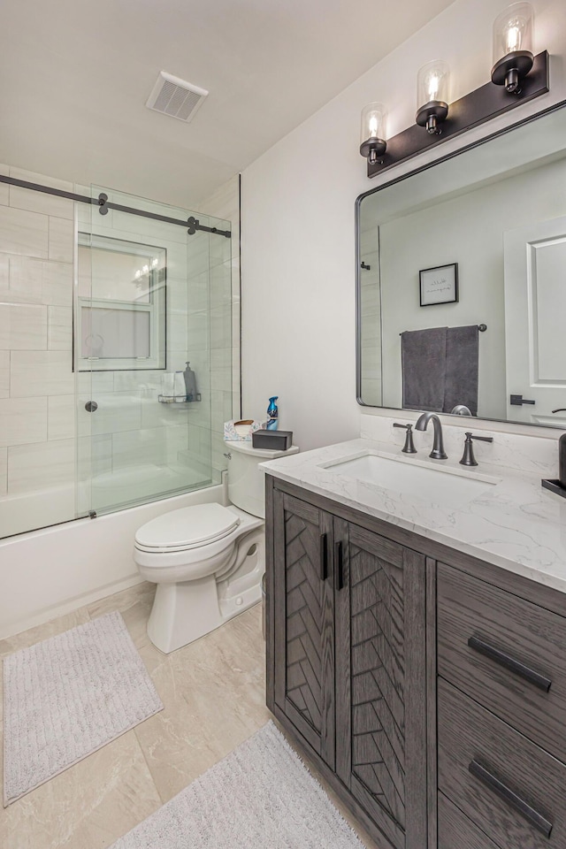1518 Lee Ct, Lake Worth, FL 33461 - bathroom with vanity and shower / bath combination with glass door