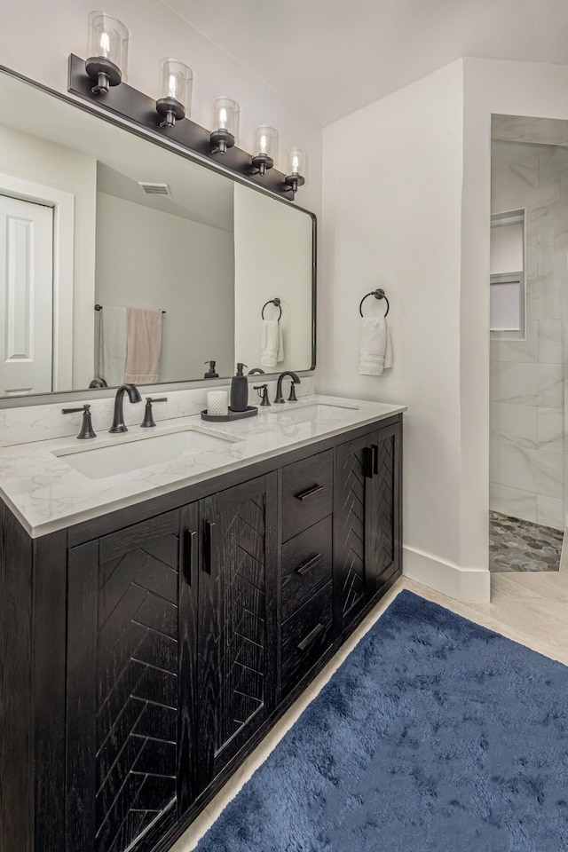 1518 Lee Ct, Lake Worth, FL 33461 - bathroom featuring double vanity and a shower