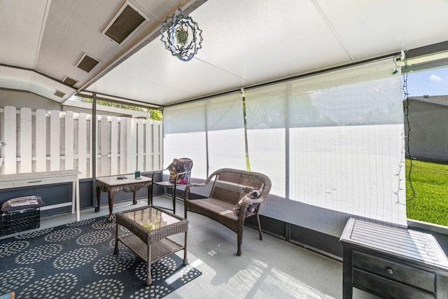 18 Winchmore Ln, Boynton Beach, FL 33426 - sunroom / solarium featuring outdoor lounge area