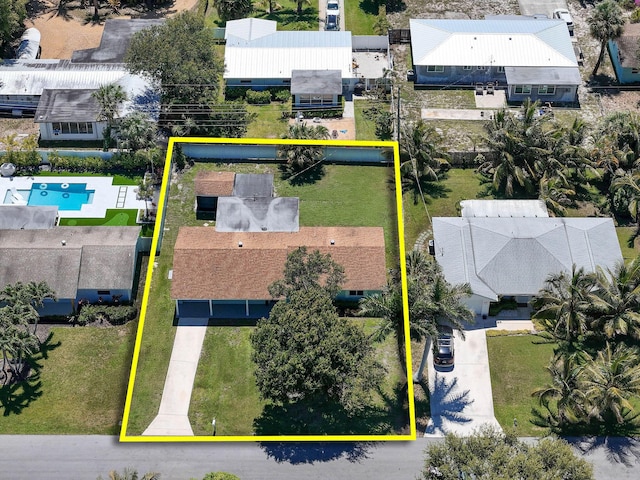 1522 Lance Rd, Jupiter, FL 33469 - aerial overview of property's location with property boundaries highlighted
