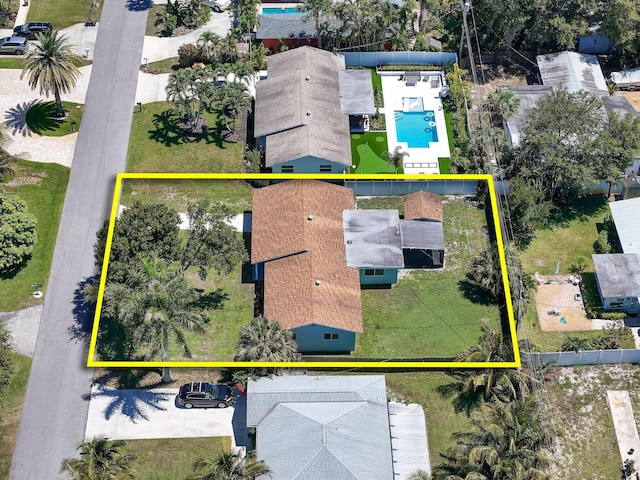 1522 Lance Rd, Jupiter, FL 33469 - aerial overview of property's location featuring property parcel outlined