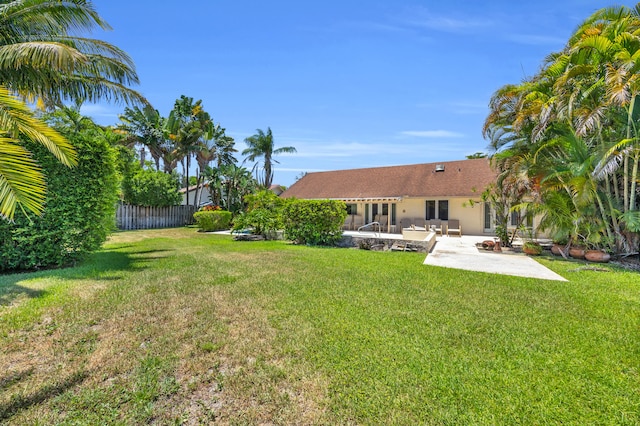 9070 NW 16th St, Plantation, FL 33322 - view of yard featuring a patio area