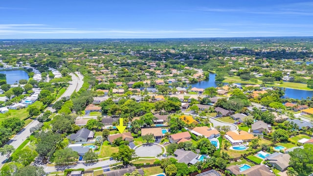 9070 NW 16th St, Plantation, FL 33322 - view of property location with a nearby body of water and nearby suburban area