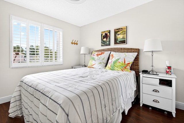 5086 Prairie Dunes Village Cir, Lake Worth, FL 33463 - bedroom with dark wood-style floors