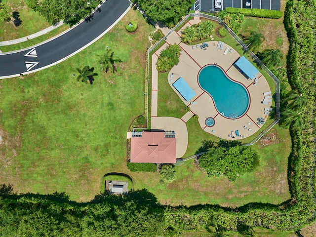 10889 Fillmore Dr, Boynton Beach, FL 33437 - drone / aerial view of a pool area