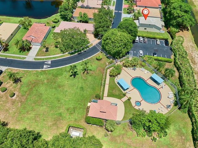 10889 Fillmore Dr, Boynton Beach, FL 33437 - aerial view of a pool area and a nearby body of water