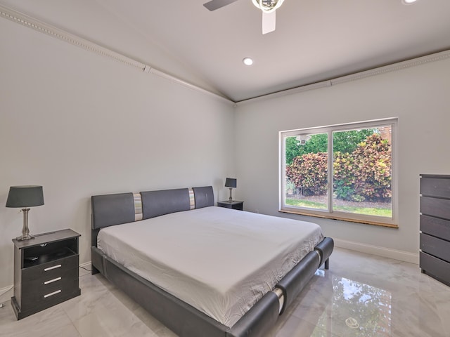 10889 Fillmore Dr, Boynton Beach, FL 33437 - bedroom with vaulted ceiling and recessed lighting