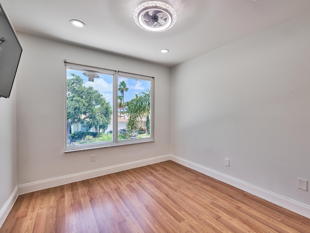 10889 Fillmore Dr, Boynton Beach, FL 33437 - spare room with light wood-type flooring and recessed lighting