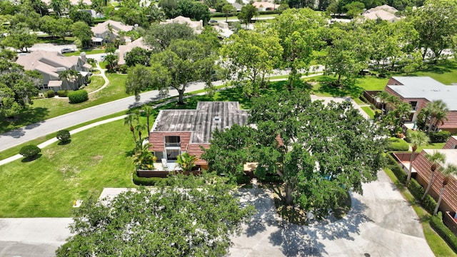 3675 SW Sunset Trace Cir, Palm City, FL 34990 - aerial view of residential area featuring a tree filled landscape