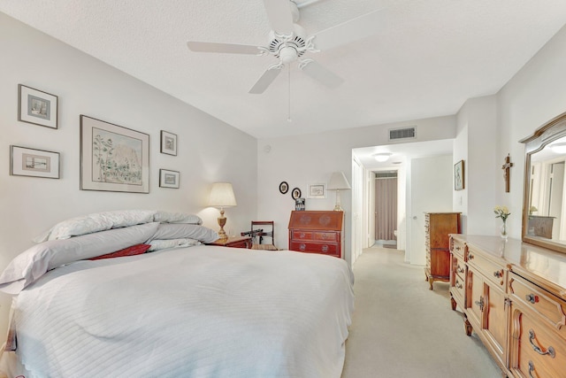 10777 W Sample Rd Unit 207, Coral Springs, FL 33065 - bedroom with light colored carpet and ceiling fan