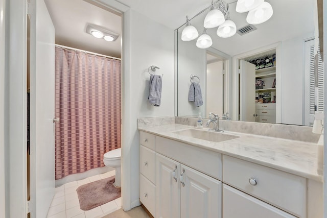 10777 W Sample Rd Unit 207, Coral Springs, FL 33065 - full bathroom featuring vanity, tile patterned floors, and curtained shower