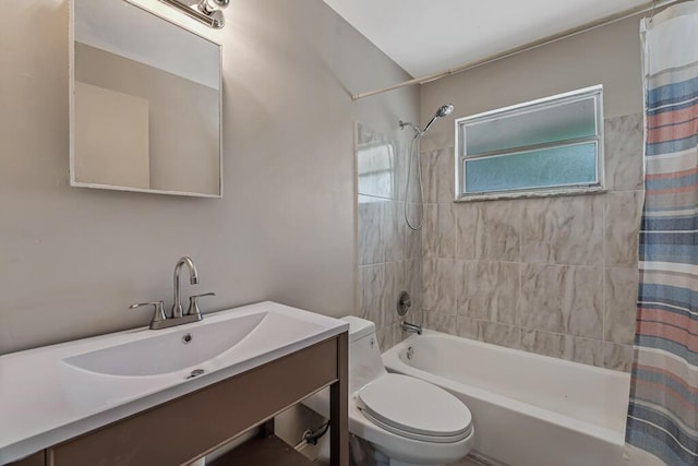 732 Neil Rd Unit 1-4, West Palm Beach, FL 33415 - bathroom featuring shower / tub combo with curtain and vanity