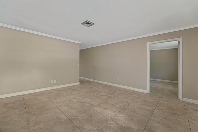 732 Neil Rd Unit 1-4, West Palm Beach, FL 33415 - spare room featuring ornamental molding