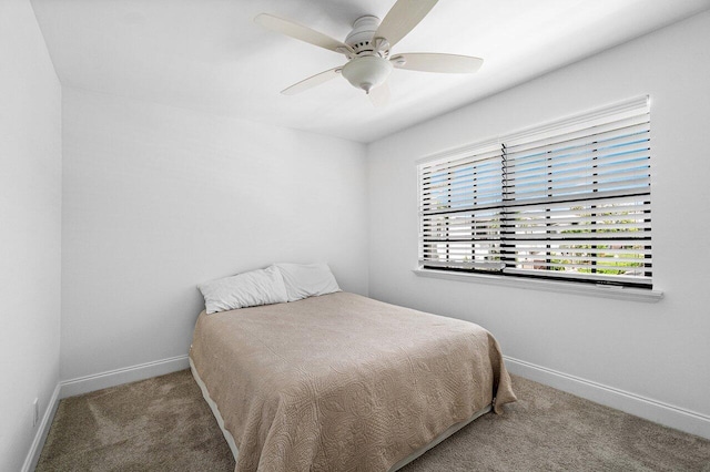 421 N Cypress Dr Unit 15, Tequesta, FL 33469 - bedroom with carpet flooring and a ceiling fan