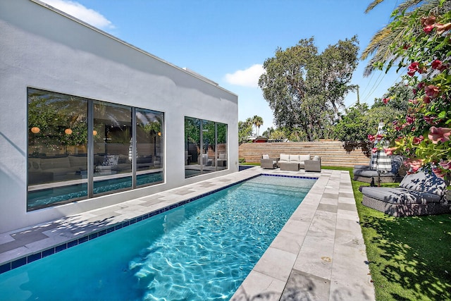 1807 NE 18th St, Fort Lauderdale, FL 33305 - view of pool featuring outdoor lounge area and a patio