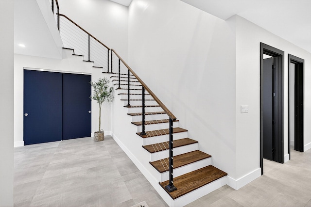 1807 NE 18th St, Fort Lauderdale, FL 33305 - stairway with baseboards
