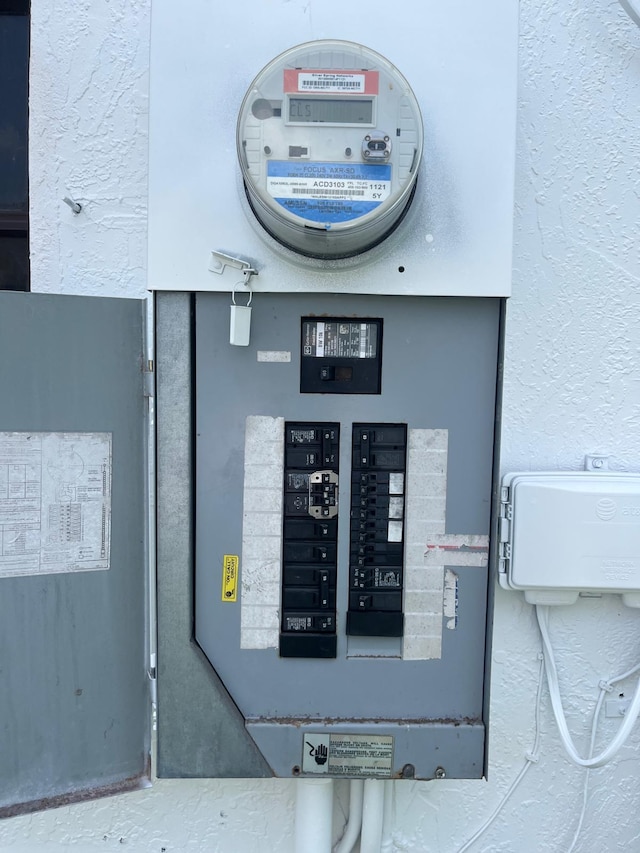 9940 SW 48th St, Miami, FL 33165 - utility room with electric meter and electric panel