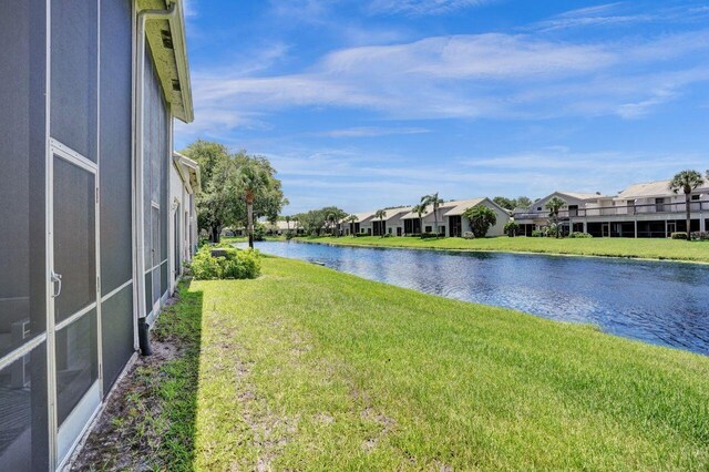 5465 Monterey D Cir Unit D, Delray Beach, FL 33484 - water view featuring nearby suburban area