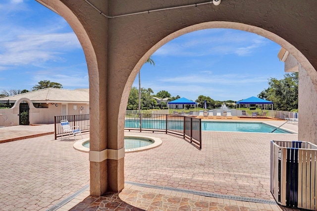 5465 Monterey D Cir Unit D, Delray Beach, FL 33484 - community pool with a patio area