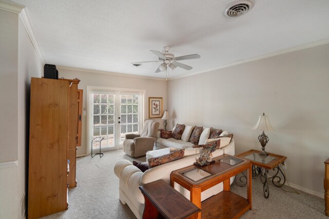 2860 Sheriff Way, Winter Park, FL 32792 - tiled living area with crown molding and a glass covered fireplace