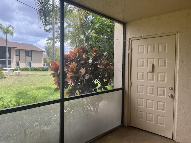 441 Pine Glen Ln Unit B1, Greenacres, FL 33463 - view of unfurnished sunroom