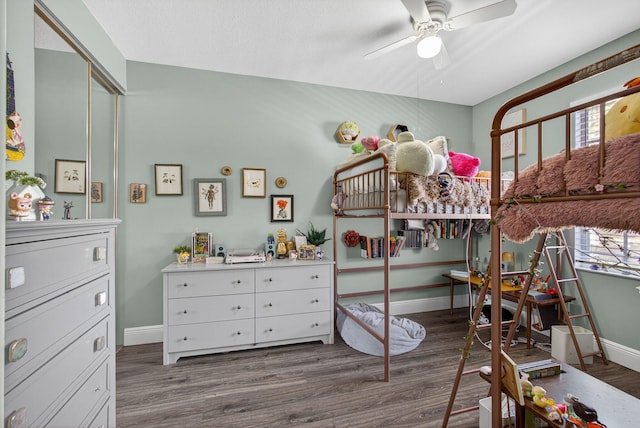 274 Murray Ct, Jupiter, FL 33458 - bedroom featuring wood finished floors and a ceiling fan