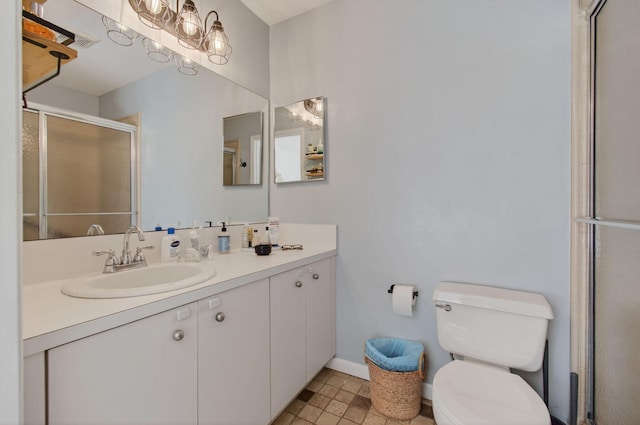9931 Kamena Cir, Boynton Beach, FL 33436 - bathroom with vanity and a shower stall