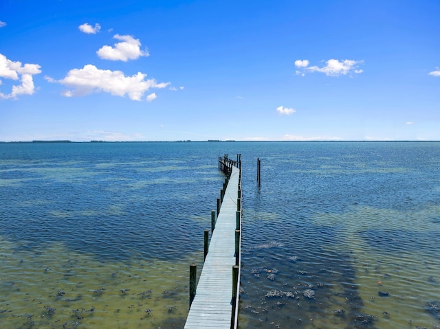 5203 S Indian River Dr, Fort Pierce, FL 34982 - dock featuring a water view