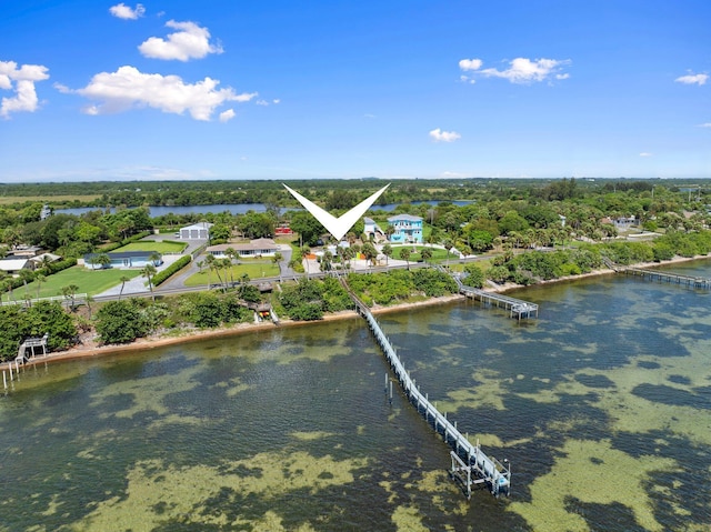 5203 S Indian River Dr, Fort Pierce, FL 34982 - bird's eye view of a large body of water