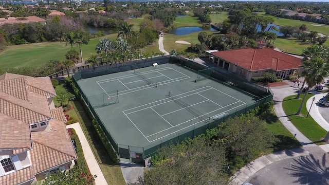879 SW Pebble Ln, Palm City, FL 34990 - aerial view of a nearby body of water and a golf course