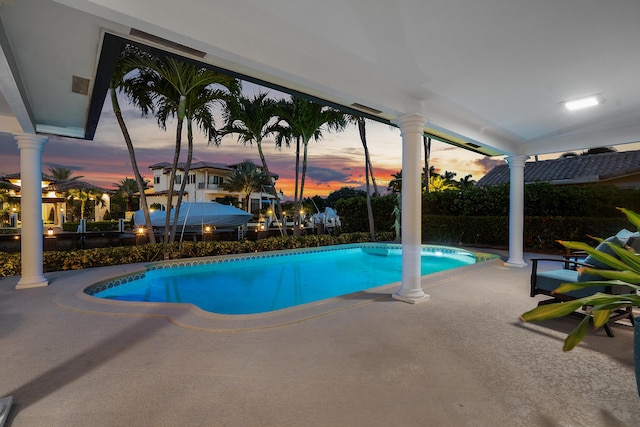 4220 NE 24th Ave, Lighthouse Point, FL 33064 - outdoor pool featuring a patio area
