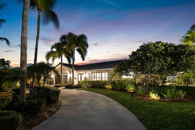 4220 NE 24th Ave, Lighthouse Point, FL 33064 - ranch-style house featuring stucco siding