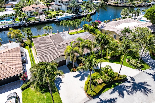 4220 NE 24th Ave, Lighthouse Point, FL 33064 - aerial view of residential area featuring a nearby body of water