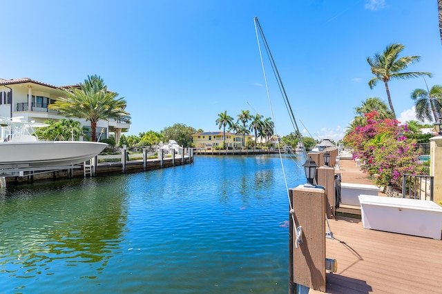 4220 NE 24th Ave, Lighthouse Point, FL 33064 - dock area with a water view