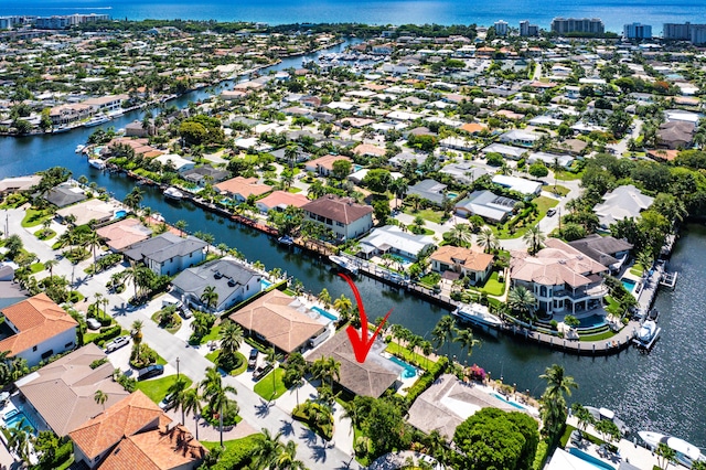 4220 NE 24th Ave, Lighthouse Point, FL 33064 - view of property location with a large body of water and nearby suburban area