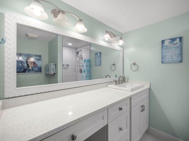 1206 12th Ct, Jupiter, FL 33477 - bathroom featuring vanity and tiled shower