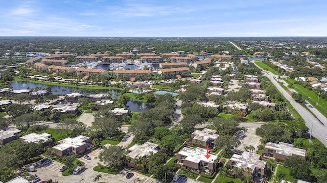 1206 12th Ct, Jupiter, FL 33477 - aerial overview of property's location with a large body of water and nearby suburban area