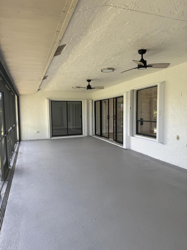8711 Eagle Run Dr, Boca Raton, FL 33434 - view of patio / terrace with ceiling fan