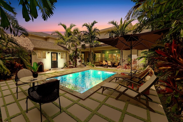 4112 Italia Way, Lake Worth, FL 33467 - outdoor pool featuring a patio area