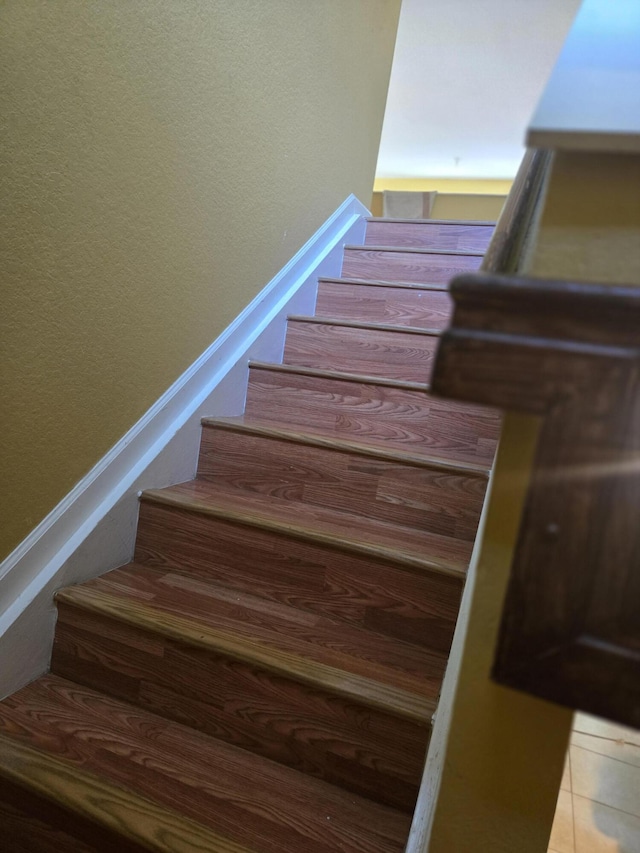 2137 Little Torch St, Riviera Beach, FL 33407 - staircase with a textured wall