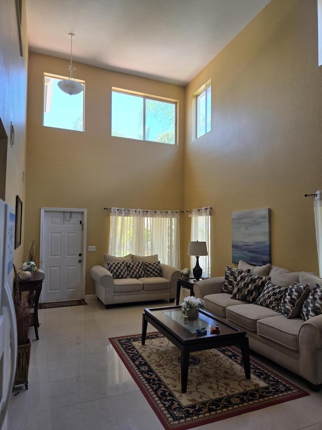 2137 Little Torch St, Riviera Beach, FL 33407 - living area with a high ceiling