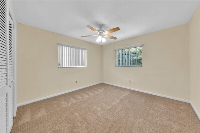 11061 NW 45th St, Coral Springs, FL 33065 - unfurnished bedroom featuring carpet flooring, a closet, and ceiling fan
