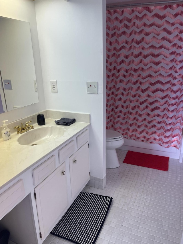 5200 N Flagler Dr Unit 1106, West Palm Beach, FL 33407 - bathroom featuring vanity and tile patterned floors