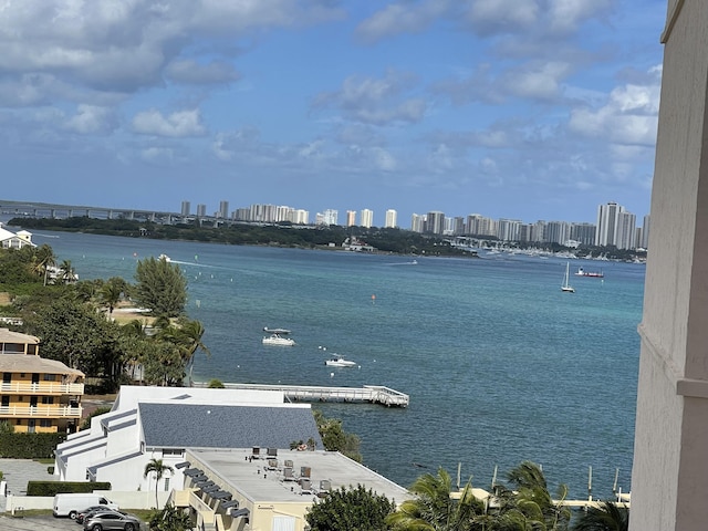5200 N Flagler Dr Unit 1106, West Palm Beach, FL 33407 - water view with city skyline